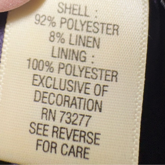 Vera Wang Asymmetrical Purple Dress w/Pockets - Picture 5 of 10